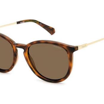 Polaroid PLD4143/S/X 086/SP Polarized ONE SIZE (53) Havana Unisex Napszemüvegek kép