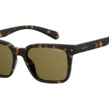 Polaroid PLD6044/S 086/SP Polarized ONE SIZE (52) Havana Unisex Napszemüvegek kép