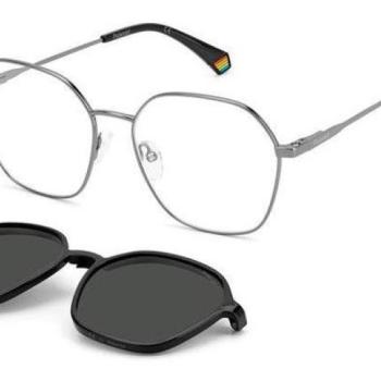 Polaroid PLD6183/CS V81/M9 Polarized ONE SIZE (56) Ezüst Unisex Dioptriás szemüvegek kép