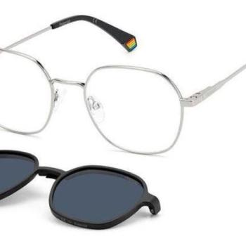 Polaroid PLD6184/CS 85K/C3 Polarized ONE SIZE (51) Ezüst Unisex Dioptriás szemüvegek kép