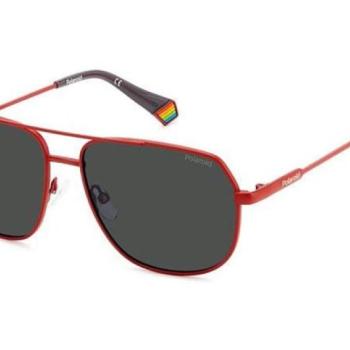 Polaroid PLD6195/S/X 0Z3/M9 Polarized ONE SIZE (58) Vörös Unisex Napszemüvegek kép