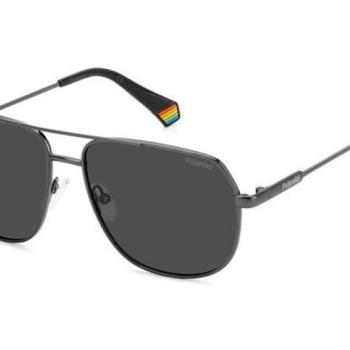 Polaroid PLD6195/S/X KJ1/M9 Polarized ONE SIZE (58) Ezüst Unisex Napszemüvegek kép