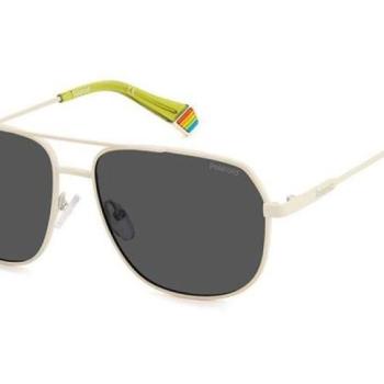 Polaroid PLD6195/S/X Z1P/M9 Polarized ONE SIZE (58) Fehér Unisex Napszemüvegek kép