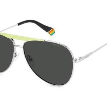 Polaroid PLD6200/S/X KU2/M9 Polarized ONE SIZE (61) Ezüst Unisex Napszemüvegek kép