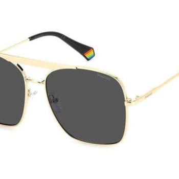 Polaroid PLD6201/S/X J5G/M9 Polarized ONE SIZE (59) Arany Férfi Napszemüvegek kép