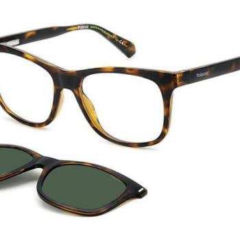 Polaroid PLD6202/CS 086/UC Polarized ONE SIZE (53) Havana Férfi Dioptriás szemüvegek kép