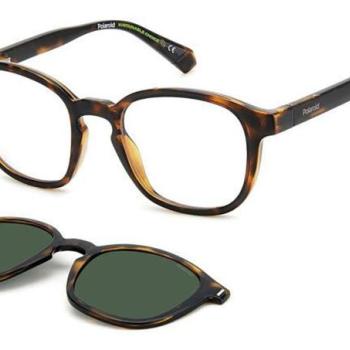 Polaroid PLD6203/CS 086/UC Polarized ONE SIZE (49) Havana Unisex Dioptriás szemüvegek kép