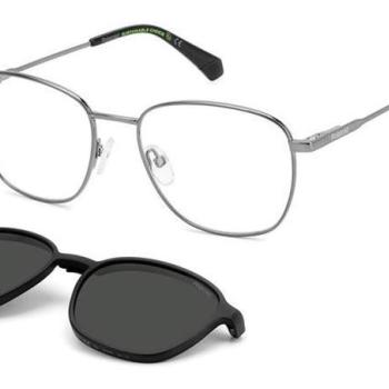 Polaroid PLD6205/CS V81/M9 Polarized ONE SIZE (55) Ezüst Unisex Dioptriás szemüvegek kép