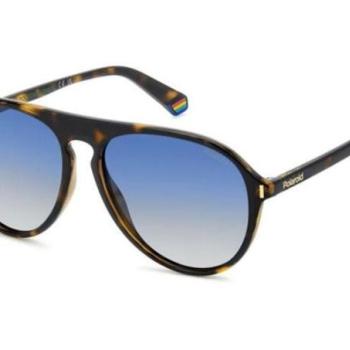 Polaroid PLD6225/S 086/Z7 Polarized ONE SIZE (57) Havana Női Napszemüvegek kép