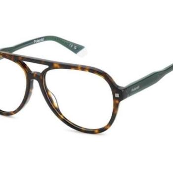 Polaroid PLDD540 086 ONE SIZE (57) Havana Unisex Dioptriás szemüvegek kép