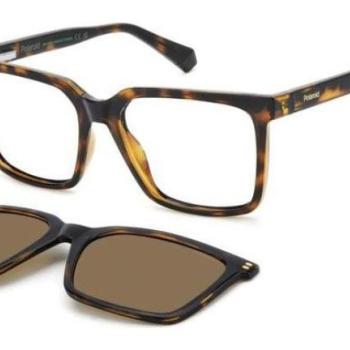 Polaroid PLDD556/C 086/17 ONE SIZE (54) Havana Unisex Dioptriás szemüvegek kép
