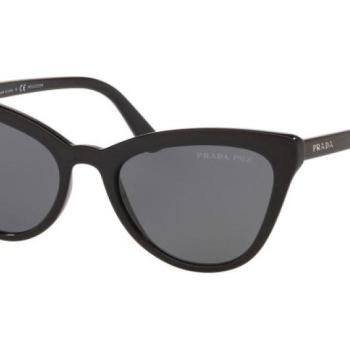 Prada PR01VS 1AB5Z1 Polarized ONE SIZE (56) Fekete Férfi Napszemüvegek kép