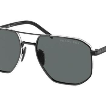 Prada PR59YS 1AB5Z1 Polarized ONE SIZE (57) Fekete Női Napszemüvegek kép