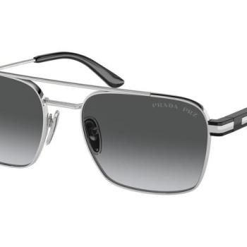 Prada PR67ZS 1BC5W1 Polarized ONE SIZE (56) Ezüst Unisex Napszemüvegek kép