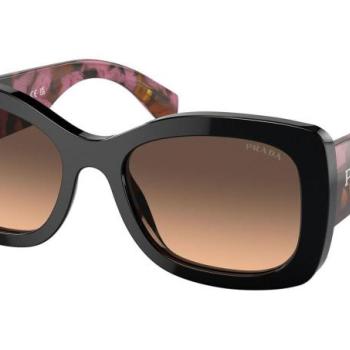 Prada PRA08S 12O50C ONE SIZE (56) Fekete Férfi Napszemüvegek kép