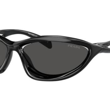 Prada PRA23S 1AB5S0 ONE SIZE (60) Fekete Férfi Napszemüvegek kép