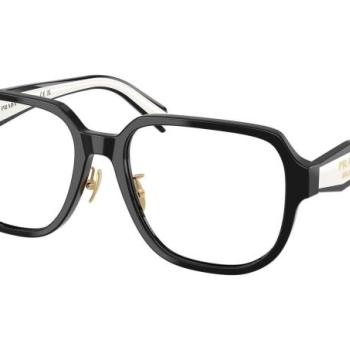 Prada PRB07VD 16K1O1 ONE SIZE (56) Fekete Férfi Dioptriás szemüvegek kép