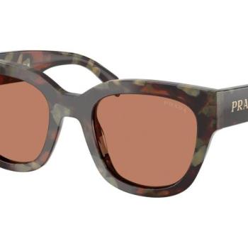 Prada PRC04S 22F90Q ONE SIZE (52) Havana Férfi Napszemüvegek kép