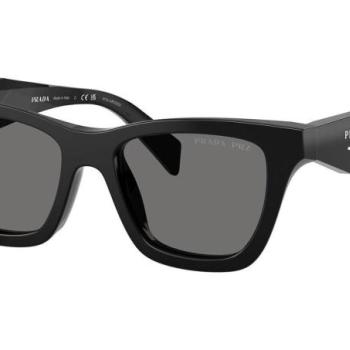 Prada PRC07S 16K90T Polarized ONE SIZE (51) Fekete Férfi Napszemüvegek kép