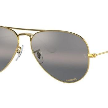 Ray-Ban Aviator Chromance Collection RB3025 9196G3 Polarized L (62) Arany Unisex Napszemüvegek kép