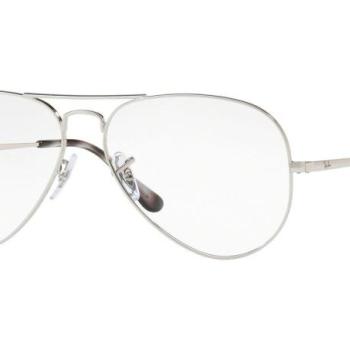 Ray-Ban Aviator Optics RX6489 2501 L (58) Ezüst Unisex Dioptriás szemüvegek kép