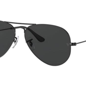 Ray-Ban Aviator RB3025 002/48 Polarized M (58) Fekete Unisex Napszemüvegek kép