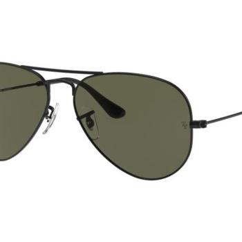 Ray-Ban Aviator RB3025 W3361 Polarized M (58) Fekete Unisex Napszemüvegek kép