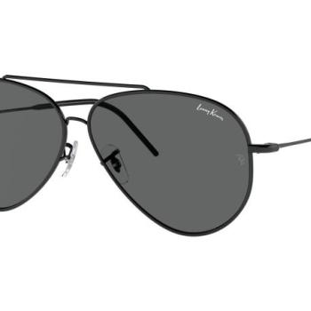 Ray-Ban Aviator Reverse x Lenny Kravitz RBR0101S 002/GR L (62) Fekete Unisex Napszemüvegek kép