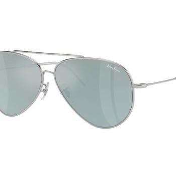 Ray-Ban Aviator Reverse x Lenny Kravitz RBR0101S 003/30 M (59) Ezüst Unisex Napszemüvegek kép