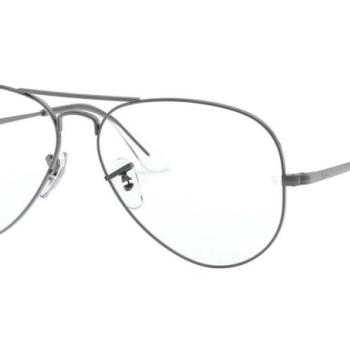 Ray-Ban Aviator RX6489 2502 M (55) Ezüst Unisex Dioptriás szemüvegek kép