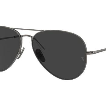 Ray-Ban Aviator Titanium RB8089 165/48 Polarized L (62) Ezüst Unisex Napszemüvegek kép