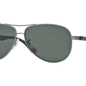 Ray-Ban Carbon Fibre RB8313 004/N5 Polarized L (61) Ezüst Női Napszemüvegek kép