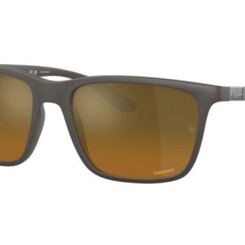 Ray-Ban Chromance Collection RB4385 6124A3 Polarized ONE SIZE (58) Barna Női Napszemüvegek kép