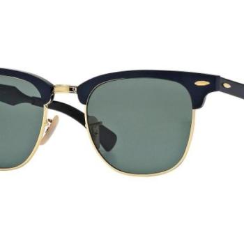 Ray-Ban Clubmaster Aluminum RB3507 136/N5 Polarized L (51) Fekete Unisex Napszemüvegek kép