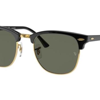 Ray-Ban Clubmaster RB3016 901/58 Polarized M (51) Fekete Unisex Napszemüvegek kép