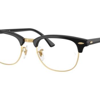 Ray-Ban Clubmaster RX5154 5784 M (51) Fekete Unisex Dioptriás szemüvegek kép