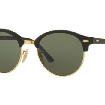 Ray-Ban Clubround Classic RB4246 901 ONE SIZE (51) Fekete Unisex Napszemüvegek kép