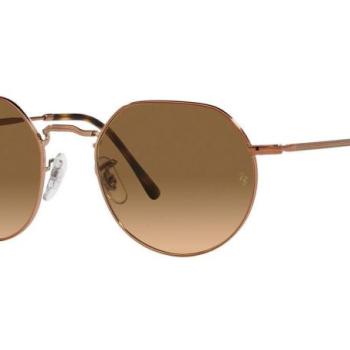 Ray-Ban Jack RB3565 9002M2 Polarized M (53) Barna Unisex Napszemüvegek kép
