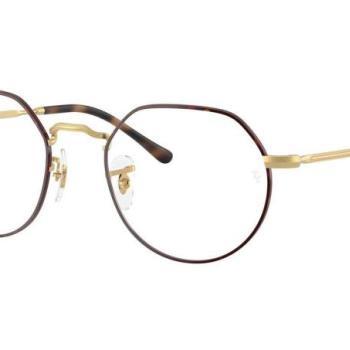 Ray-Ban Jack RX6465 3188 M (49) Havana Unisex Dioptriás szemüvegek kép
