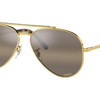 Ray-Ban New Aviator Chromance Collection RB3625 9196G5 Polarized L (62) Arany Unisex Napszemüvegek kép