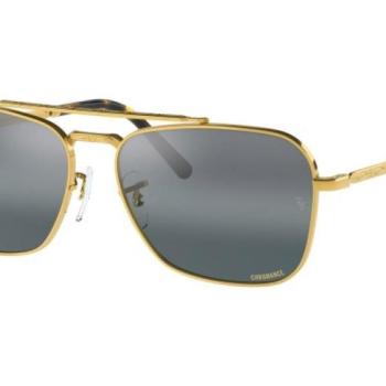 Ray-Ban New Caravan Chromance Collection RB3636 9196G6 Polarized M (55) Arany Unisex Napszemüvegek kép