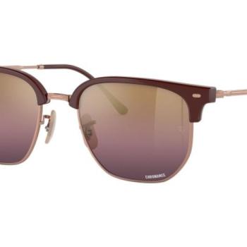 Ray-Ban New Clubmaster Chromance Collection RB4416 6654G9 Polarized L (53) Vörös Unisex Napszemüvegek kép