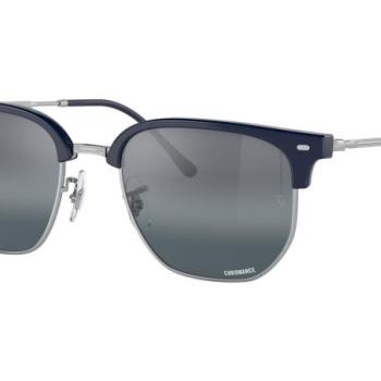 Ray-Ban New Clubmaster Chromance Collection RB4416 6656G6 Polarized M (51) Kék Unisex Napszemüvegek kép