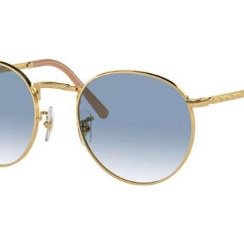 Ray-Ban New Round RB3637 001/3F M (50) Arany Unisex Napszemüvegek kép