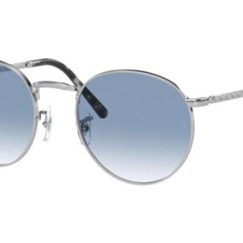 Ray-Ban New Round RB3637 003/3F L (53) Ezüst Unisex Napszemüvegek kép