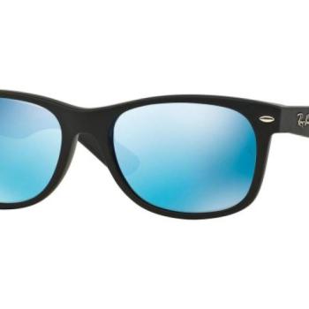 Ray-Ban New Wayfarer Flash RB2132 622/17 M (55) Fekete Női Napszemüvegek kép