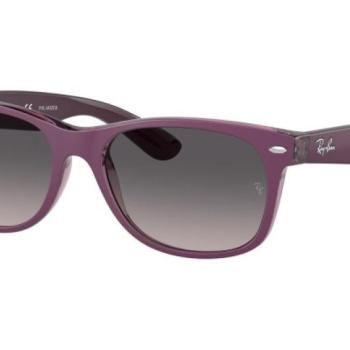 Ray-Ban New Wayfarer RB2132 6606M3 Polarized L (58) Lila Női Napszemüvegek kép