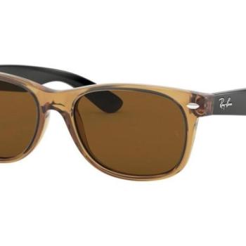 Ray-Ban New Wayfarer RB2132 945/57 Polarized M (55) Barna Női Napszemüvegek kép