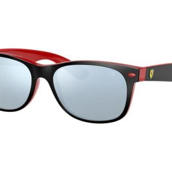 Ray-Ban New Wayfarer Scuderia Ferrari Collection RB2132M F63830 ONE SIZE (55) Fekete Unisex Napszemüvegek kép