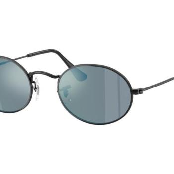 Ray-Ban Oval RB3547N 002/8O M (51) Fekete Unisex Napszemüvegek kép